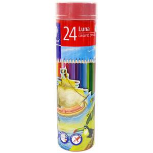 스테들러 루나 색연필 24색 원통형 케이스 136 M24 / 유성 색연필