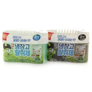 산도깨비 냉장고 탈취제 대용량 420g X 4개 /녹차향/숯향/3개월지속효과/냉장고 냄새제거/김치냄새제거