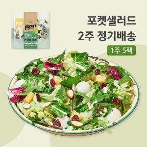 2주 정기배송 주 5일 그린 샐러드 5팩