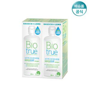 바슈롬 바이오트루 300ml 2개 3개 4개 5개 6개 리뉴 렌즈세척액 세정액 소프트렌즈