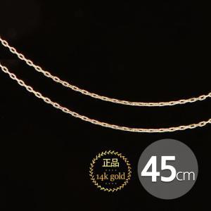 [미니아트] 14K GOLD 앵글 체인 골드 금 목걸이 45cm