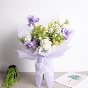 퓨어 아이리스 꽃다발 55cm_P5S 조화 꽃 기념일 선물