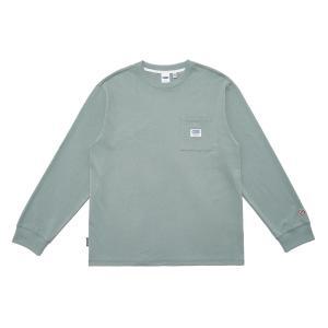 백로고 포켓 긴팔티_BACK LOGO POCKET LS / WO136QHLSZ01MT