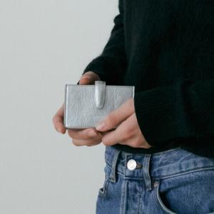 [AKMALL]DeMAKER 드메이커 Folding wallet-silver