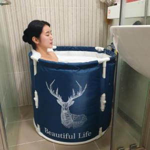 디퍼런시엘 휴대용 욕조 원터치 이동 성인 접이식 욕조 목욕통 간이목욕탕