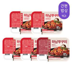 하남쭈꾸미 보통매운맛, 500g, 4개 + 매운맛, 500g, 1개