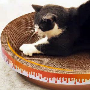 냥이마트 튼튼하고 아늑한 고양이 타원형 스크래쳐 대형 쇼파 침대