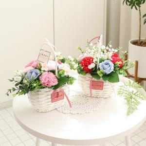 [조아트]어버이날 카네이션 비누 꽃 장미 선물 벨라 카네이션바구니
