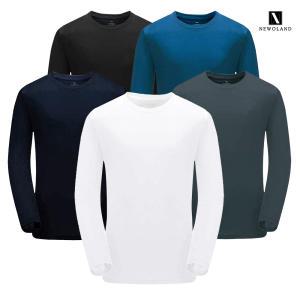 뉴오랜드 NF3501OL 아이스 냉감티 쿨론 기능성웨어 라운드 긴팔 티셔츠 시원한 쿨 티셔츠 등산복 헬스복