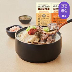 남순남 토종 순대국 (육수, 450g + 건더기, 220g), 5개 + 양념세트(새우젓, 2개 + 양념장, 3개), 1개