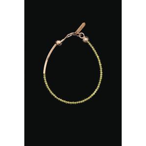 [하지나][HAZINA]  2mm Peridot Bracelet - 페리도트