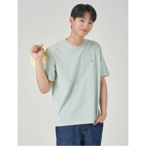 [빈폴멘] 남녀공용 베이직 라운드넥 티셔츠 - 라이트 그린 (BC3242E02L)