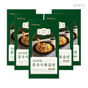 프레시지 밀키트 차오미엔 중국 볶음면 560g 2인분 5개 냉동보관