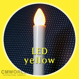 LED 원터치 캔들 건전지포함 (전기양초 건전지양초 전기초 전기촛불 LED초 촛불의식 행사초)