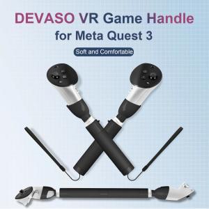 듀얼 컨트롤러 스틱 테니스 골프 그립 메타 퀘스트 3 VR 안경 핸들 익스텐션 액세서리