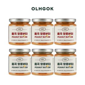 [직] 땅콩버터 총 6병(크런치 200g x 3병+스무스 200g x 3병)