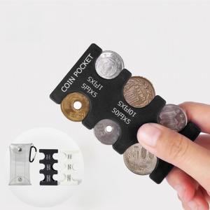 간편계산 일본 동전지갑 엔화 케이스 여행필수품 동전정리 2색상