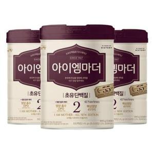 2023 남양 아이엠마더 초유단백질 2단계 800g X 3캔-