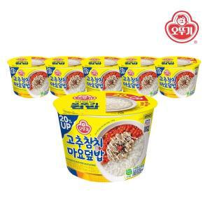 [오뚜기]맛있는 오뚜기 컵밥 고추참치마요덮밥 (중량) 280.5g x 6개[33780190]