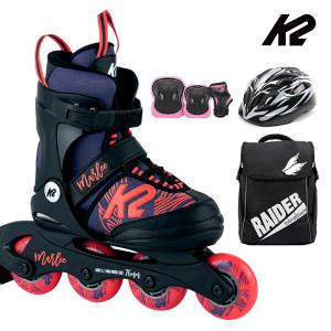K2 인라인 스케이트 마리 아동인라인스케이트+가방+보호대+헬멧 신발항균건조기 휠커버