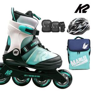 K2 인라인 스케이트 안나 주니어 민트 아동인라인스케이트+가방+보호대+헬멧 신발항균건조기 휠커버