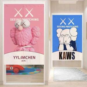 KAWS 가림막 커튼 유명 카우스 블라인드 가리개커튼 배경 180cm Kaws 스트리트_MC