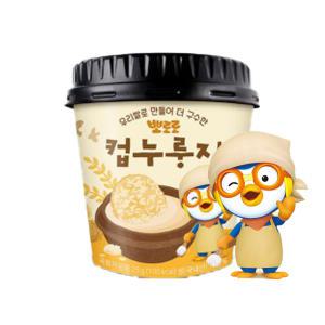 [내일도착] 뽀로로 컵 누룽지 25g 품질인증 건강 성장 도움