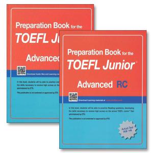 [카드10%] Preparation Book for the TOEFL Junior Test Advanced RC+LC 세트 (전2권)