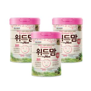 파스퇴르 업그레이드 위드맘 제왕 분유 2단계 750g x 3캔_MC