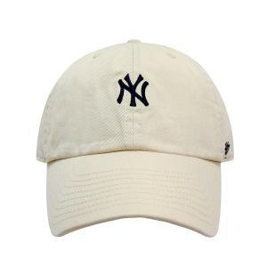 MLB 엠엘비 NY 뉴욕양키스 클린업 스몰로고 볼캡 모자 내추럴