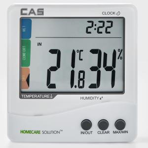카스 디지털 온습도계 TE-203 (외부 온도 측정 센스 포함 / 부착용 자석 내장)