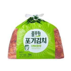 풀무원 맛있는 국산 배추김치 사계절 아삭 포기김치 10kg