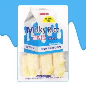 [더주] 화제의 우유쌀과자! 쌀함량 59% 밀크라이스 (약 26개입)240g 2봉 / 4봉 / 옛날과자 4종 / 까먹는젤리 7종