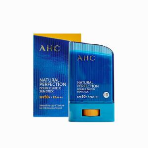 [무료배송] AHC 내추럴 퍼펙션 더블 쉴드 선스틱 (파랑색) 22g (SPF50+) 1개_MC