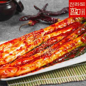 국내산 원재료 100  곱창집 별미 프리미엄 대파김치 1kg