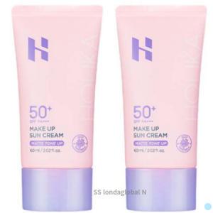 홀리카홀리카 메이크업 선크림 SPF50+ 60ml X2개_MC