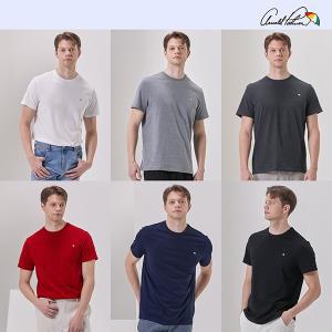 24SS[아놀드파마] 코튼  반팔 라운드 티셔츠 6종, 남성