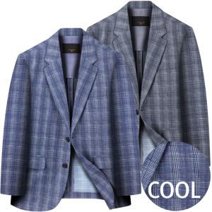 남성 여름 콤비 자켓 체크 경량 시원한 중년 남자 양복 정장 마이 상의 신사복 재킷 빅사이즈 95~110