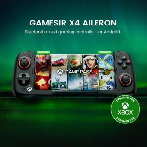 GameSir Aileron 블루투스 휴대폰 게임 패드, Xbox 인증 컨트롤러, 홀 효과, 조이콘, X4