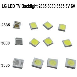 완벽호환 LG LED TV 백라이트 2835 3030 3535, 3V, 6V, 1W, 3W 키트, LCD 수리용, 차가운 흰색, 50-100 개