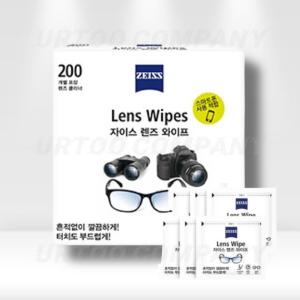 자이스 렌즈 와이프 안경 렌즈 스마트폰 일회용 클리너 200매 + 6매