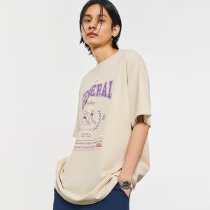 UNISEX 마라톤 반팔 티셔츠 [SAND BEIGE] / SBD2U01016-MAN