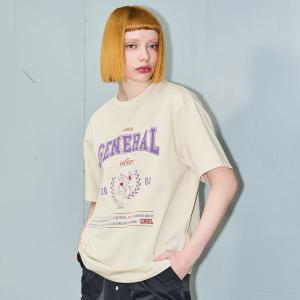 UNISEX 마라톤 반팔 티셔츠 [SAND BEIGE] / SBD2U01016-WOMAN