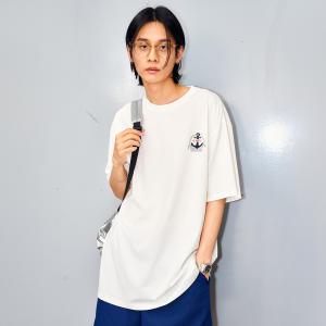 UNISEX 앵커 반팔 티셔츠 [WHITE] / SBD2U01014-MAN