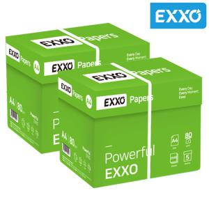 엑소(EXXO) A4 복사용지(A4용지) 80g 2BOX(5000매)