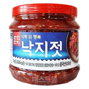 반찬단지 낙지젓(PET) 1kg