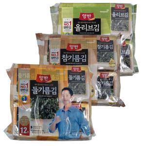 동원 양반 도시락김/들기름/올리브/참기름/ 36봉