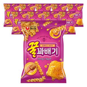 농심 꿀꽈배기, 90g, 10개