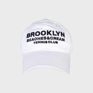 BROOKLYN TENNIS CLUB CAP-WHITE