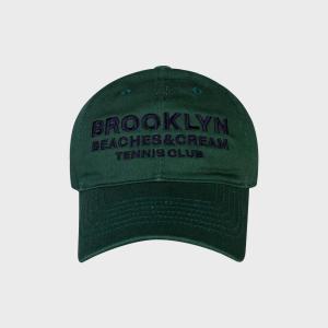 BROOKLYN TENNIS CLUB CAP-DARK GREEN